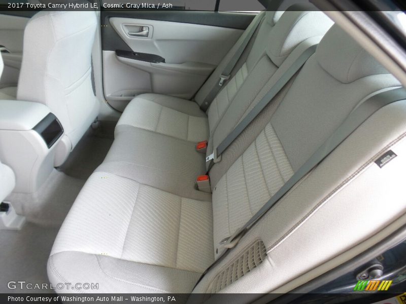 Rear Seat of 2017 Camry Hybrid LE