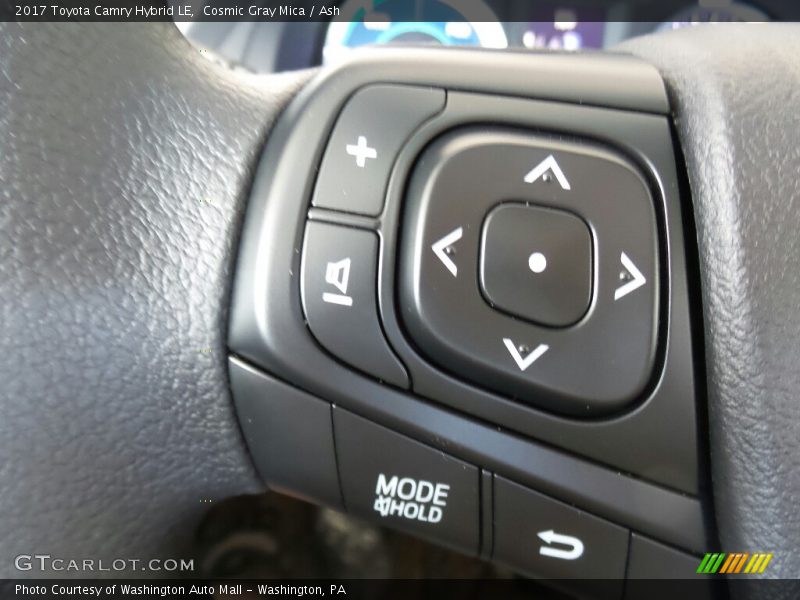 Controls of 2017 Camry Hybrid LE
