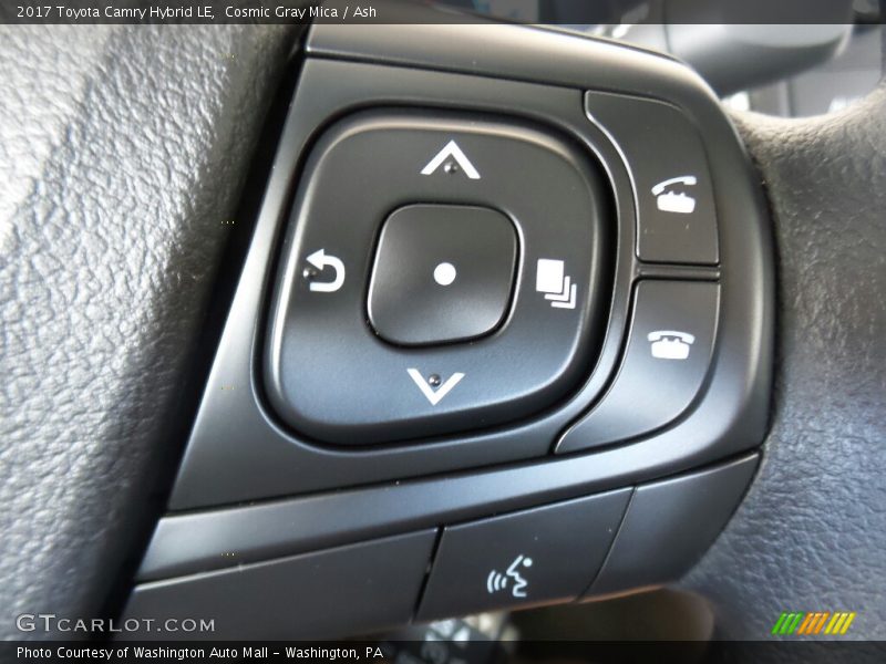 Controls of 2017 Camry Hybrid LE