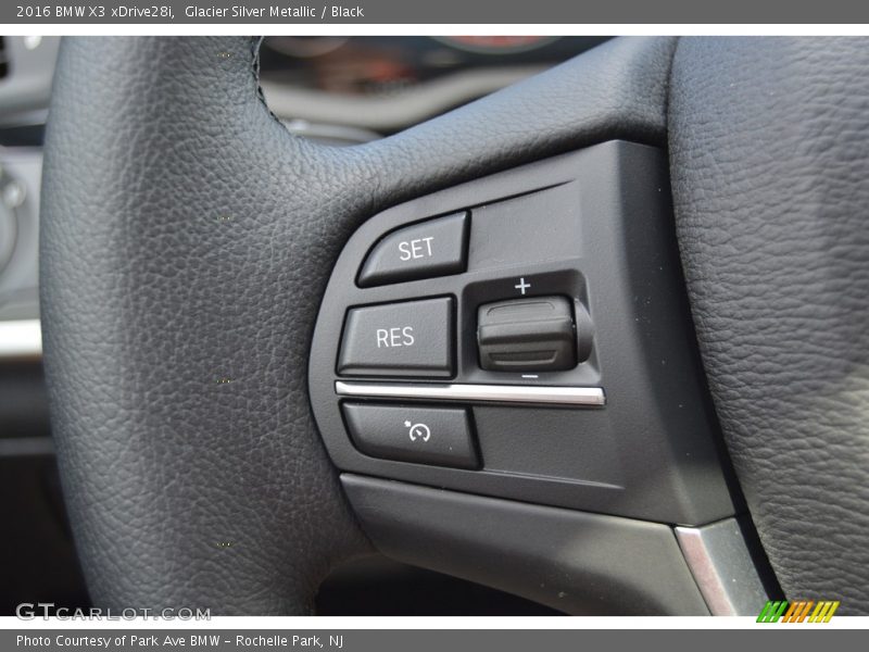 Glacier Silver Metallic / Black 2016 BMW X3 xDrive28i