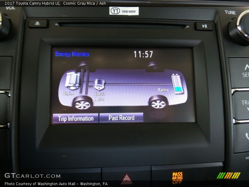 Cosmic Gray Mica / Ash 2017 Toyota Camry Hybrid LE