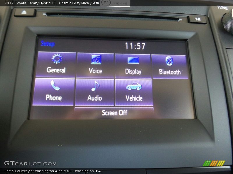Cosmic Gray Mica / Ash 2017 Toyota Camry Hybrid LE