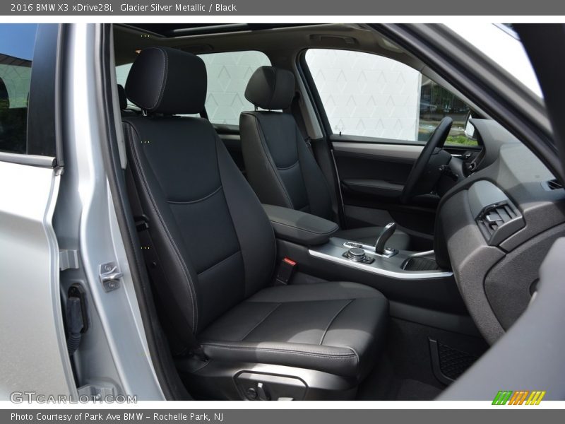 Glacier Silver Metallic / Black 2016 BMW X3 xDrive28i