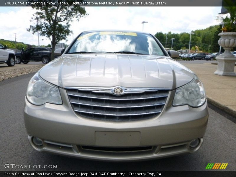 Light Sandstone Metallic / Medium Pebble Beige/Cream 2008 Chrysler Sebring Limited Sedan