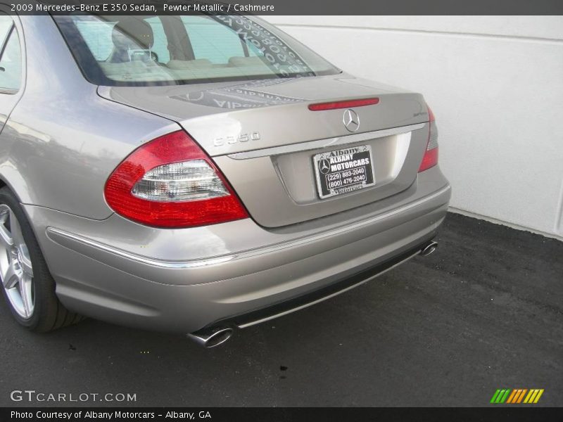 Pewter Metallic / Cashmere 2009 Mercedes-Benz E 350 Sedan