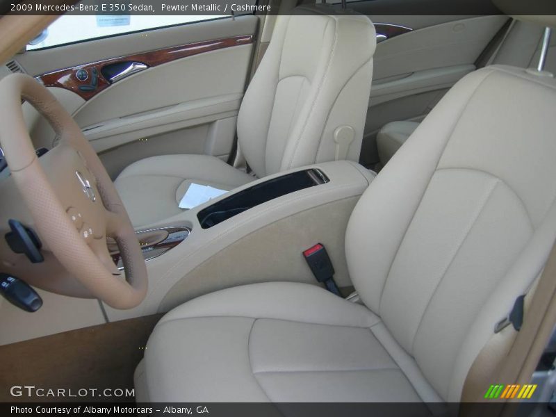 Pewter Metallic / Cashmere 2009 Mercedes-Benz E 350 Sedan
