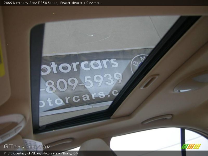 Pewter Metallic / Cashmere 2009 Mercedes-Benz E 350 Sedan