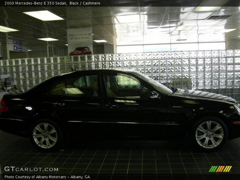 Black / Cashmere 2009 Mercedes-Benz E 350 Sedan