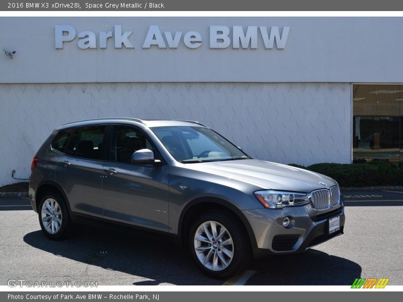 Space Grey Metallic / Black 2016 BMW X3 xDrive28i