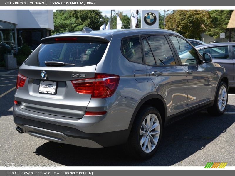 Space Grey Metallic / Black 2016 BMW X3 xDrive28i