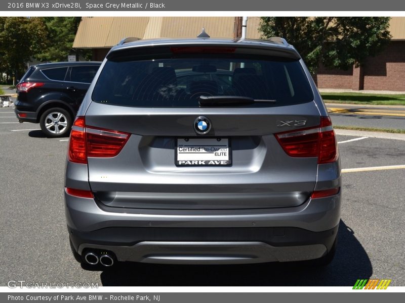 Space Grey Metallic / Black 2016 BMW X3 xDrive28i