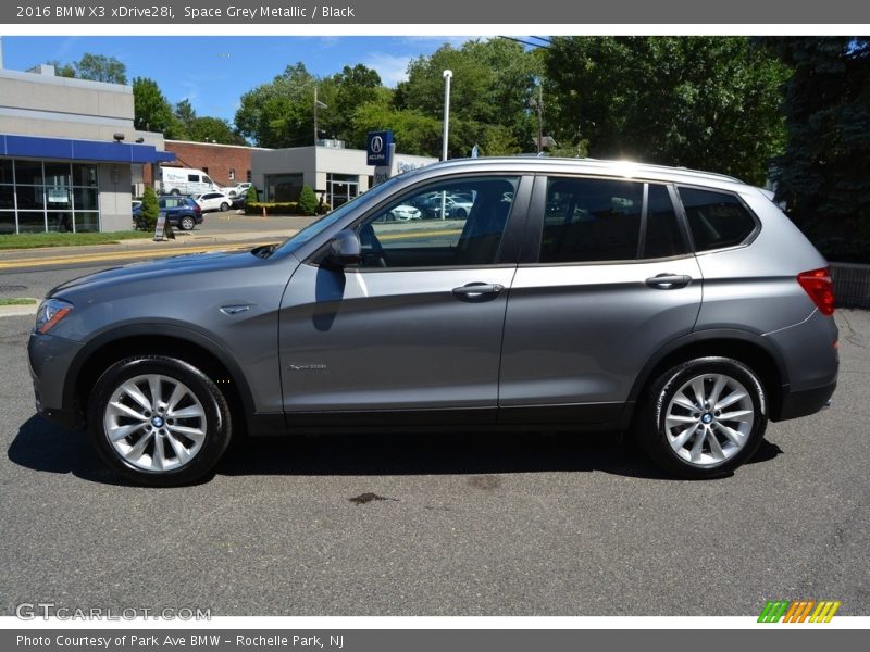Space Grey Metallic / Black 2016 BMW X3 xDrive28i