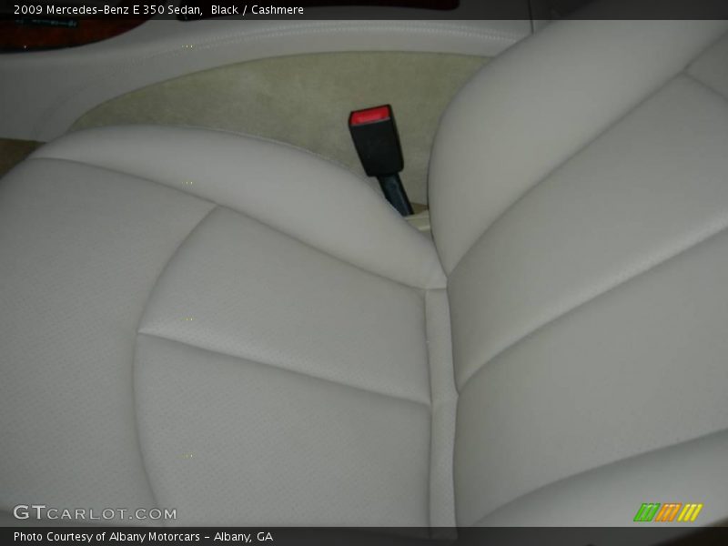 Black / Cashmere 2009 Mercedes-Benz E 350 Sedan