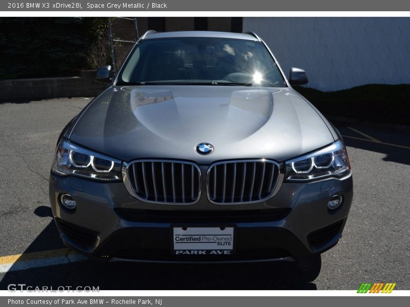 Space Grey Metallic / Black 2016 BMW X3 xDrive28i