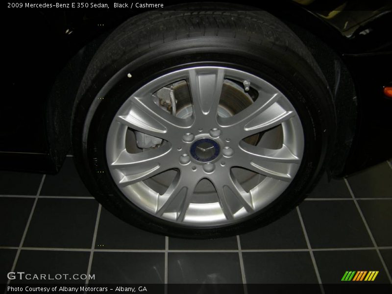 Black / Cashmere 2009 Mercedes-Benz E 350 Sedan