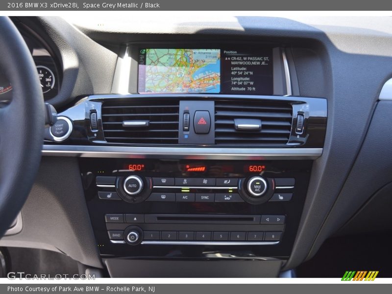 Space Grey Metallic / Black 2016 BMW X3 xDrive28i