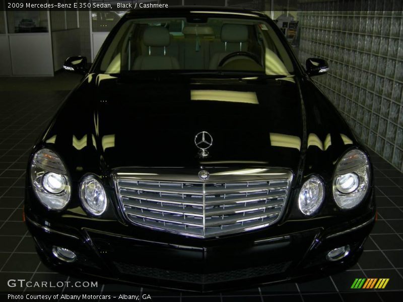 Black / Cashmere 2009 Mercedes-Benz E 350 Sedan