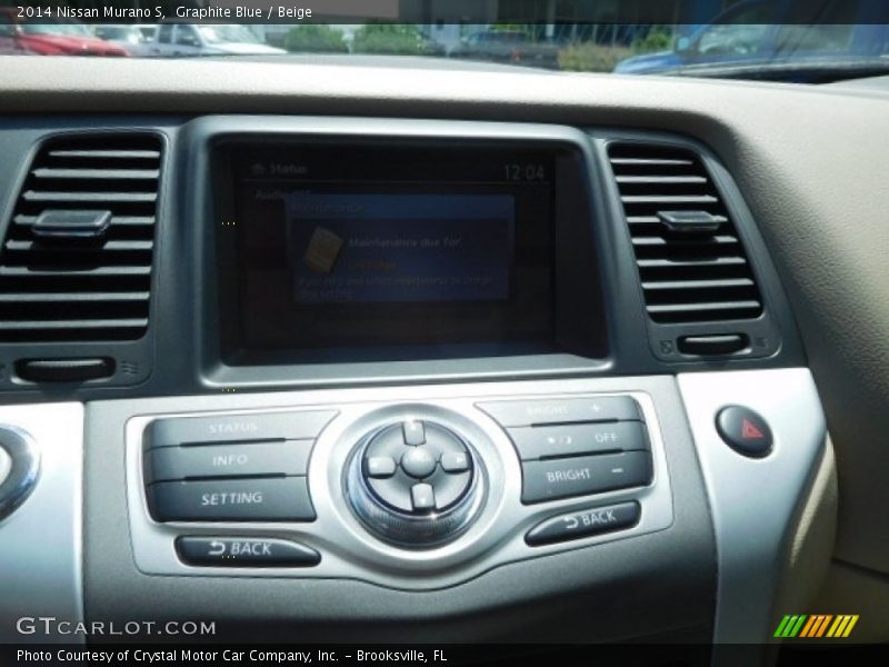 Graphite Blue / Beige 2014 Nissan Murano S