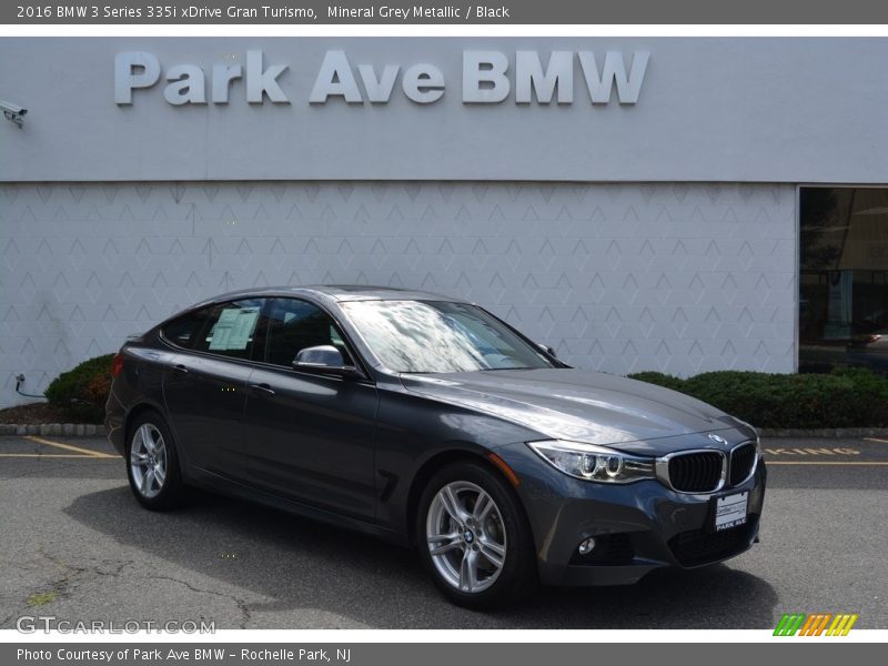 Mineral Grey Metallic / Black 2016 BMW 3 Series 335i xDrive Gran Turismo