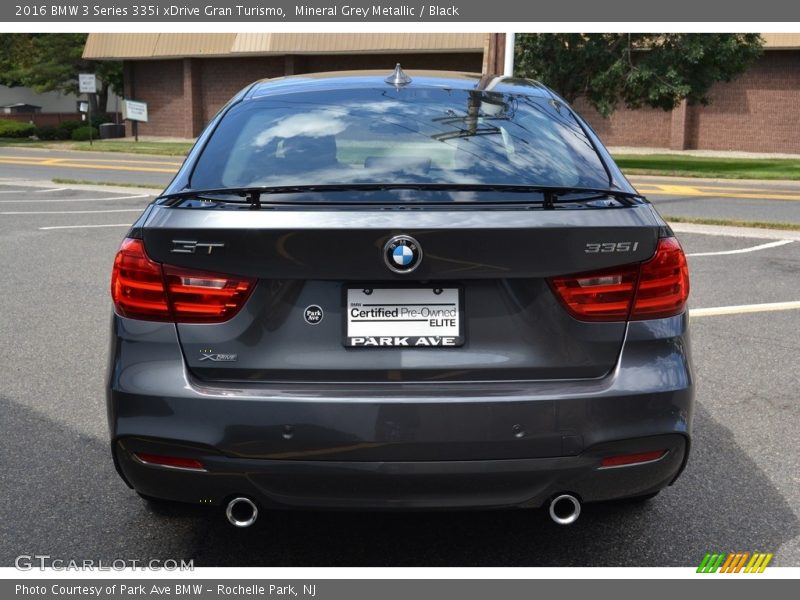 Mineral Grey Metallic / Black 2016 BMW 3 Series 335i xDrive Gran Turismo