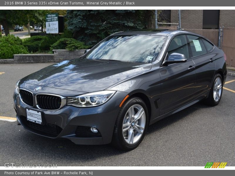 Mineral Grey Metallic / Black 2016 BMW 3 Series 335i xDrive Gran Turismo