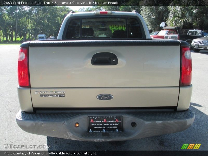 Harvest Gold Metallic / Medium Pebble 2003 Ford Explorer Sport Trac XLS