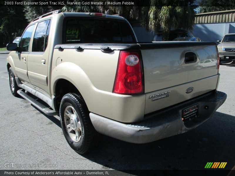 Harvest Gold Metallic / Medium Pebble 2003 Ford Explorer Sport Trac XLS