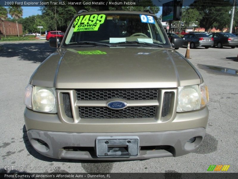 Harvest Gold Metallic / Medium Pebble 2003 Ford Explorer Sport Trac XLS