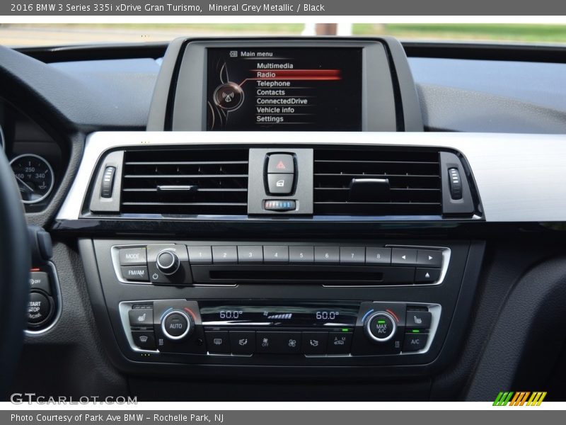 Mineral Grey Metallic / Black 2016 BMW 3 Series 335i xDrive Gran Turismo