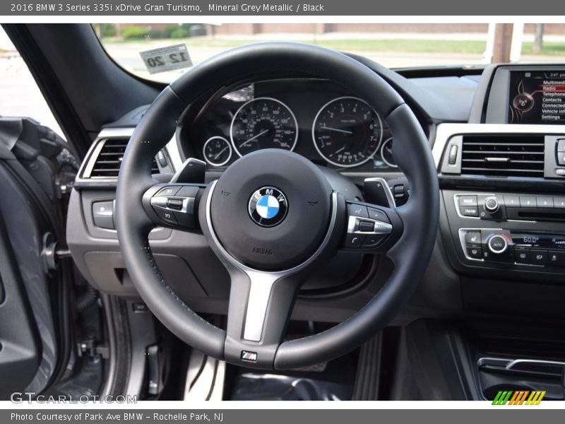 Mineral Grey Metallic / Black 2016 BMW 3 Series 335i xDrive Gran Turismo