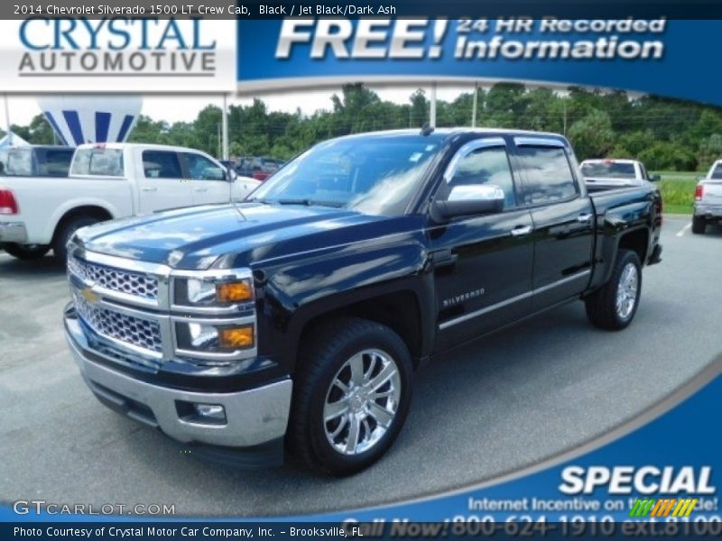 Black / Jet Black/Dark Ash 2014 Chevrolet Silverado 1500 LT Crew Cab