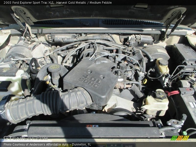 Harvest Gold Metallic / Medium Pebble 2003 Ford Explorer Sport Trac XLS