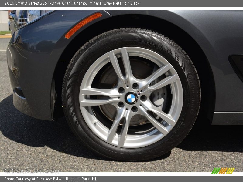 Mineral Grey Metallic / Black 2016 BMW 3 Series 335i xDrive Gran Turismo