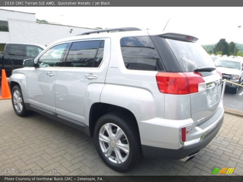 Quicksilver Metallic / Jet Black 2016 GMC Terrain SLE AWD