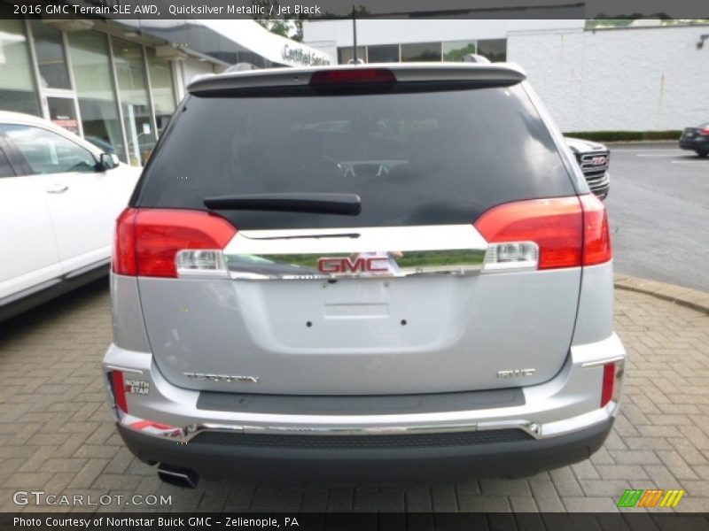 Quicksilver Metallic / Jet Black 2016 GMC Terrain SLE AWD