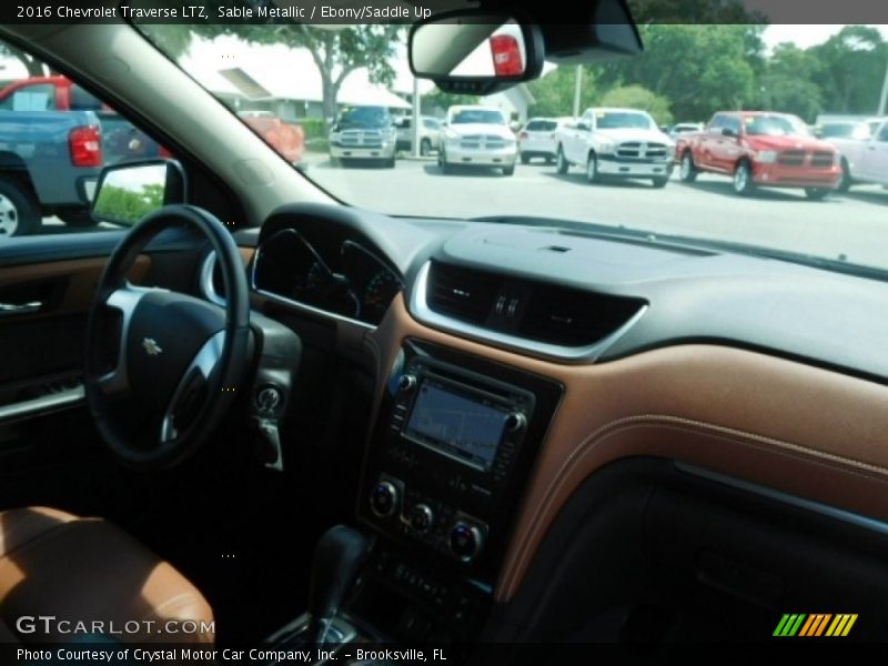 Sable Metallic / Ebony/Saddle Up 2016 Chevrolet Traverse LTZ