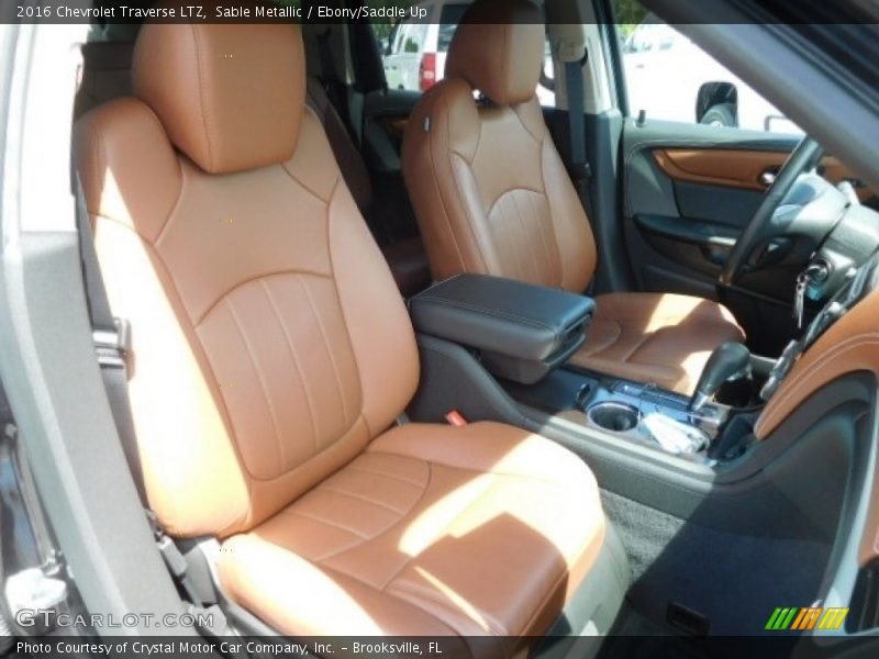 Sable Metallic / Ebony/Saddle Up 2016 Chevrolet Traverse LTZ