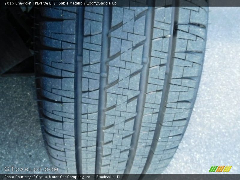 Sable Metallic / Ebony/Saddle Up 2016 Chevrolet Traverse LTZ