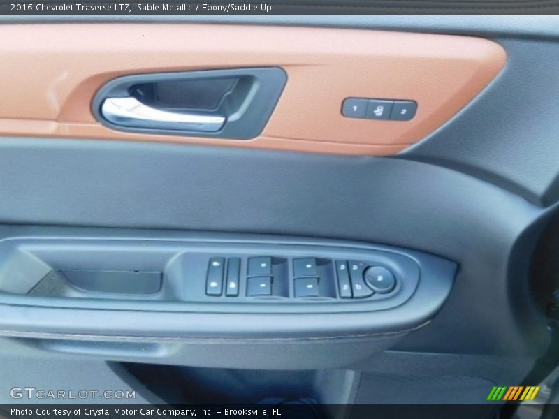Sable Metallic / Ebony/Saddle Up 2016 Chevrolet Traverse LTZ