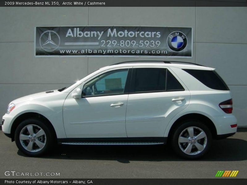Arctic White / Cashmere 2009 Mercedes-Benz ML 350