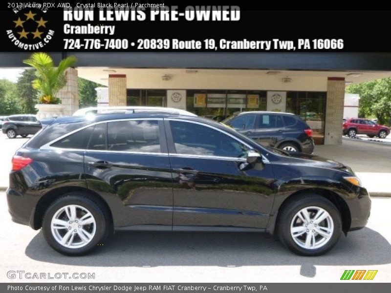 Crystal Black Pearl / Parchment 2013 Acura RDX AWD