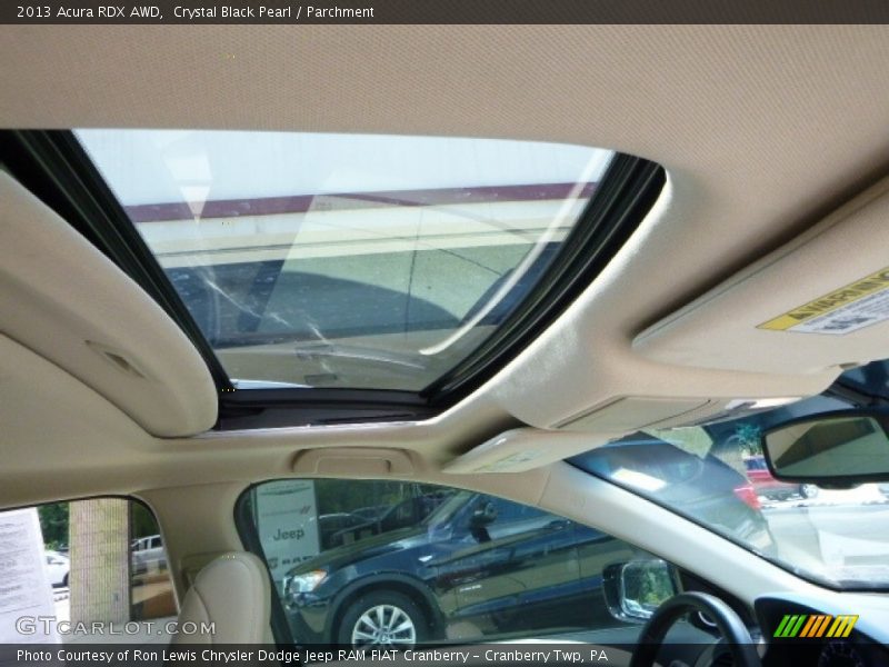 Crystal Black Pearl / Parchment 2013 Acura RDX AWD