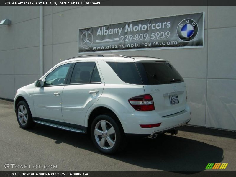 Arctic White / Cashmere 2009 Mercedes-Benz ML 350