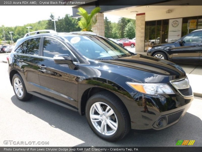Crystal Black Pearl / Parchment 2013 Acura RDX AWD