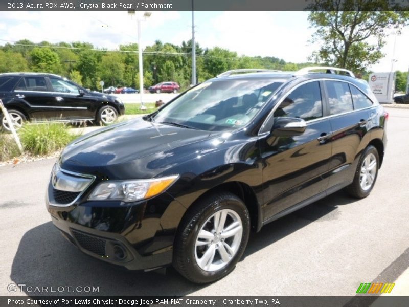 Crystal Black Pearl / Parchment 2013 Acura RDX AWD