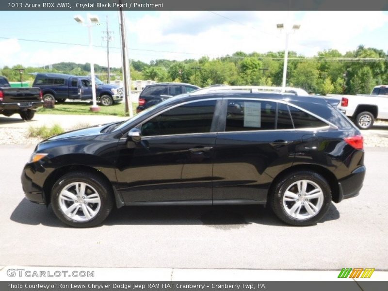 Crystal Black Pearl / Parchment 2013 Acura RDX AWD