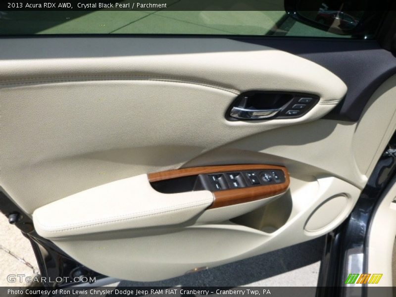 Crystal Black Pearl / Parchment 2013 Acura RDX AWD