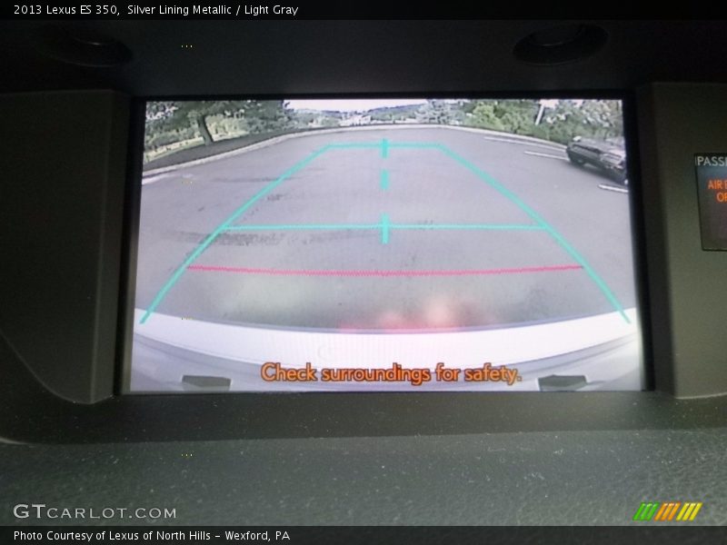 Silver Lining Metallic / Light Gray 2013 Lexus ES 350