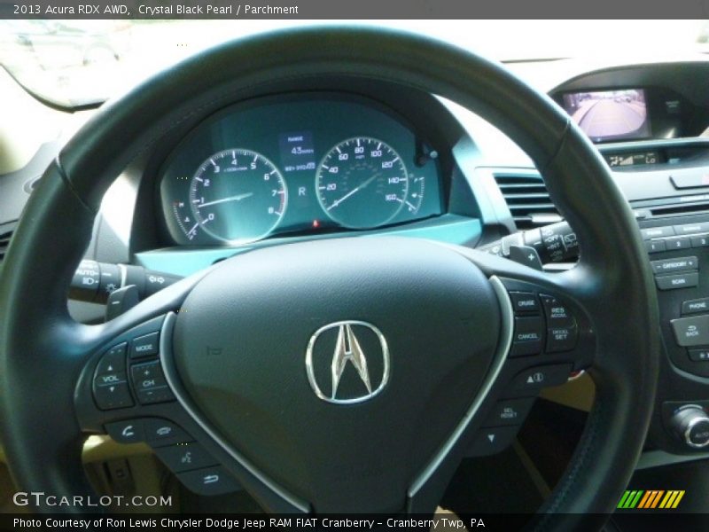 Crystal Black Pearl / Parchment 2013 Acura RDX AWD