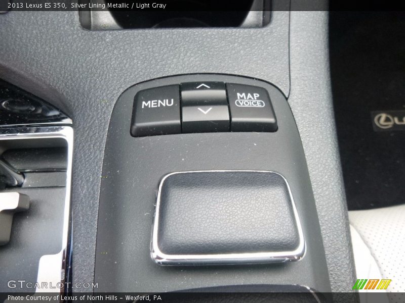 Silver Lining Metallic / Light Gray 2013 Lexus ES 350
